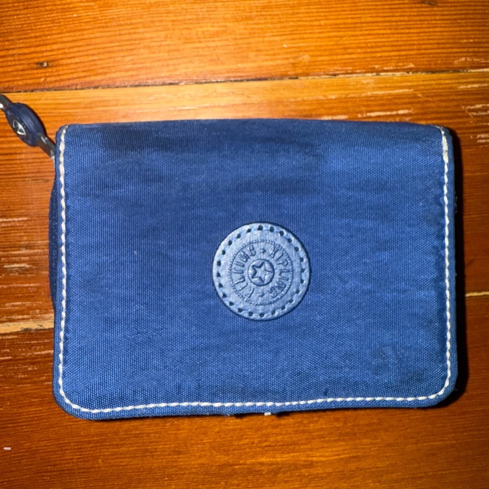Kipling Blue Nylon Wallet